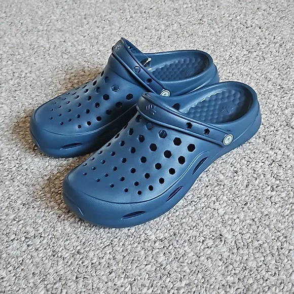New Unisex Active Solid Blue Clog. - Picture 3 of 7